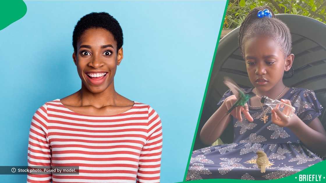 Her video shocked and fascinated many social media users, who called her special Her video shocked and fascinated many social media users, who called her special