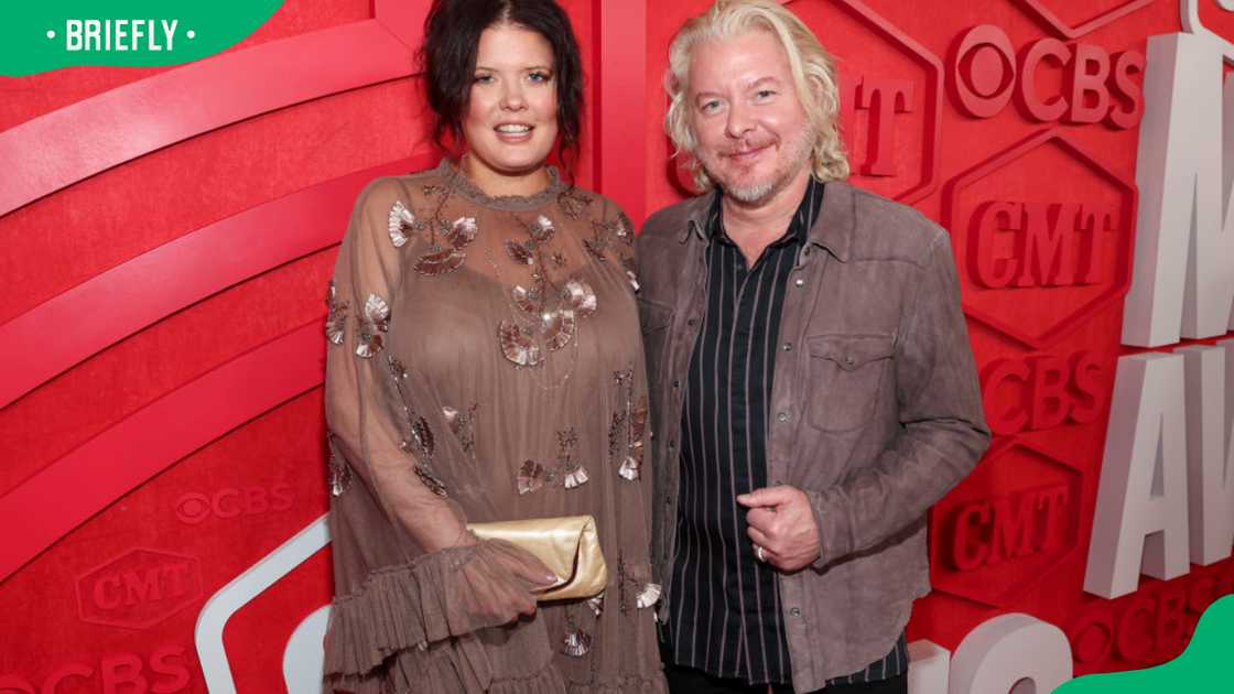 Rebecca Arthur and Phillip Sweet during the 2024 CMT Music Awards at the Moody Centre