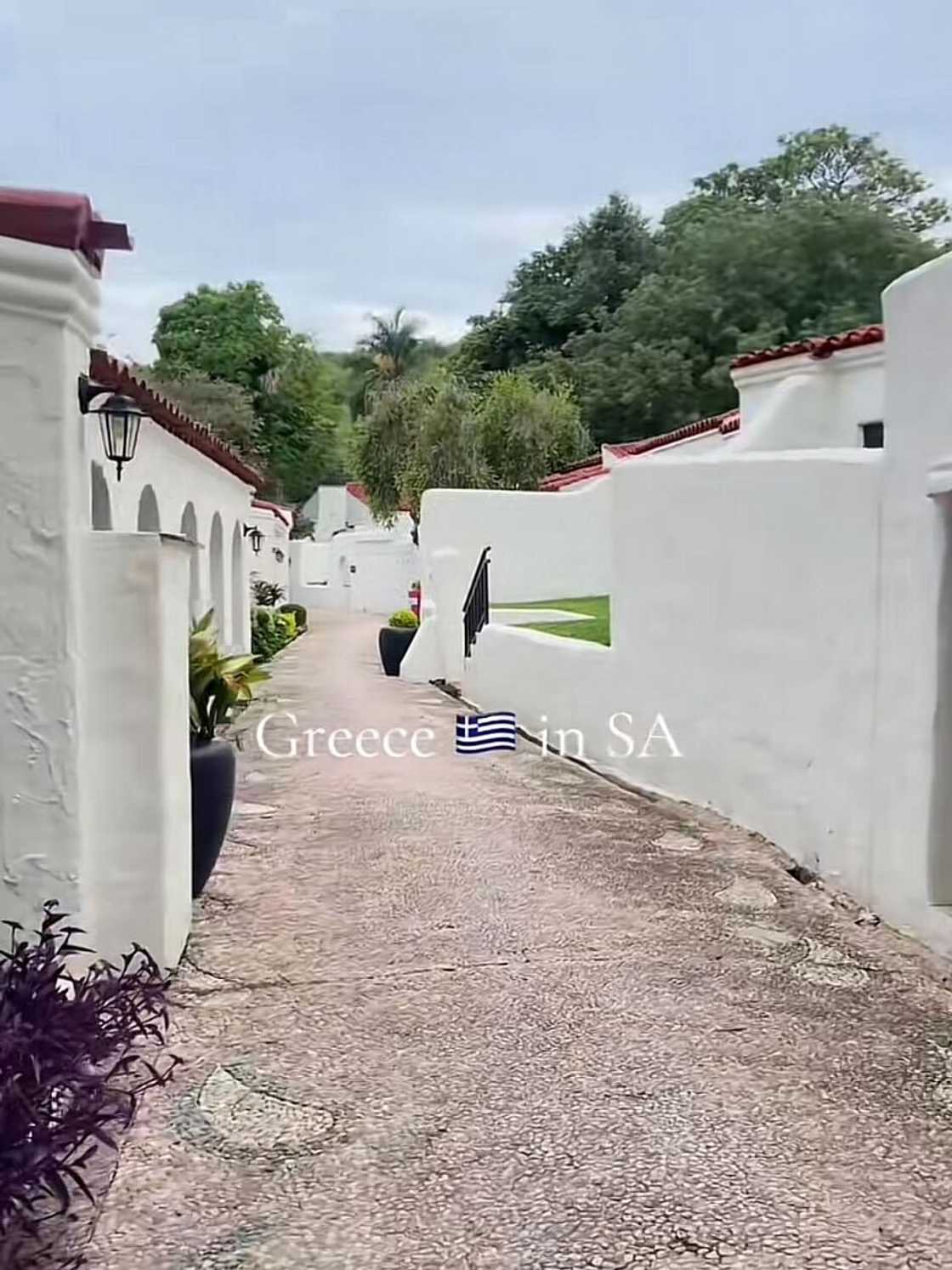 A woman uncovered a South African location with a Greek-like vibe. A woman uncovered a South African location with a Greek-like vibe.