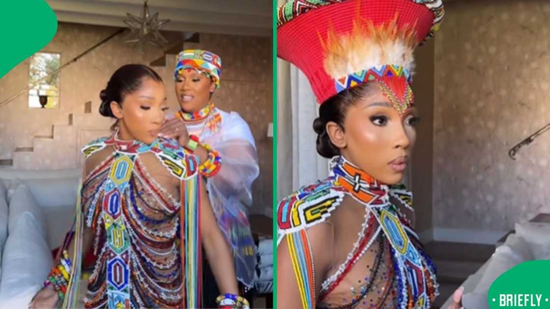 Mzansi was left in awe after a bride’s graceful look in a traditional gown went viral, showcasing flawless styling and cultural pride Mzansi was left in awe after a bride’s graceful look in a traditional gown went viral, showcasing flawless styling and cultural pride