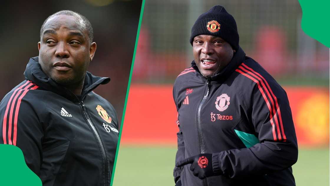 Benni McCarthy served as an assistant coach at Manchester United.