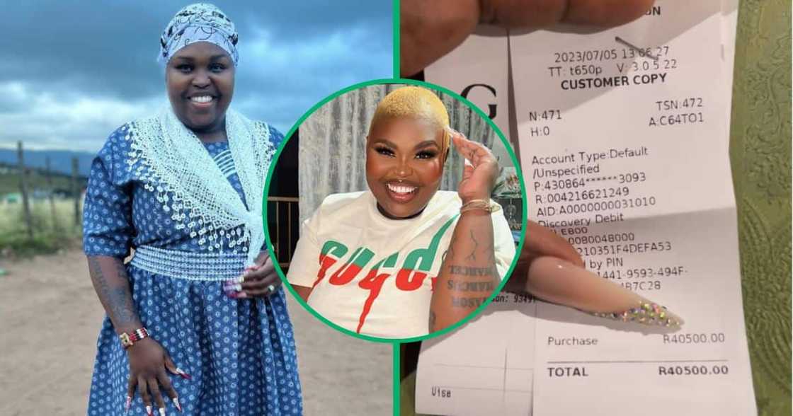 Gogo Maweni buys R40K Gucci bag Gogo Maweni buys R40K Gucci bag