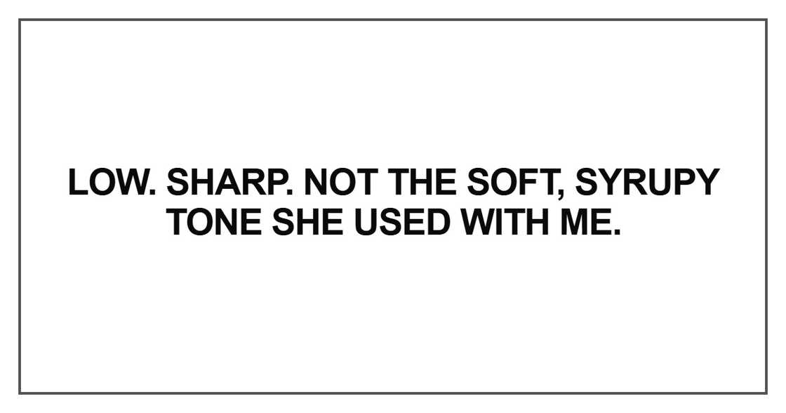 Low. Sharp. Not the soft Low. Sharp. Not the soft