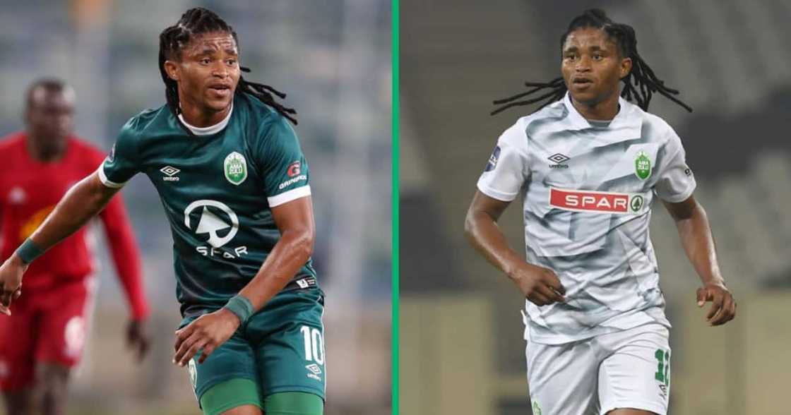 Amakhosi's midfielder Siyethemba and his partner are expecting their second child Amakhosi's midfielder Siyethemba and his partner are expecting their second child