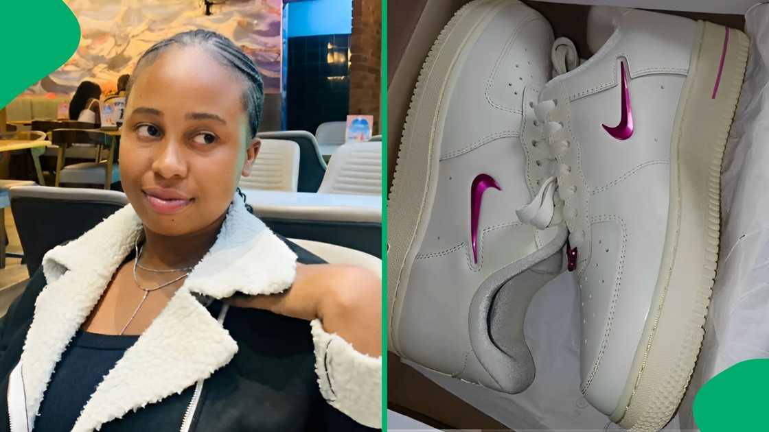 A TikTok user got schooled about sneakers after posting her new ones