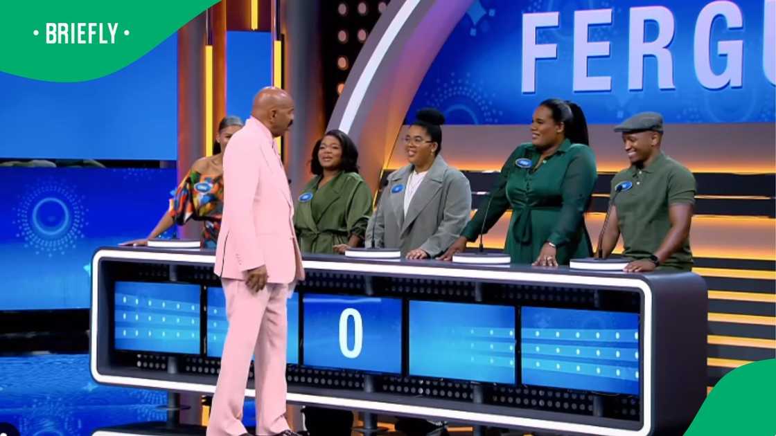 Connie Ferguson and her family were on 'Family Feud Botswana.'