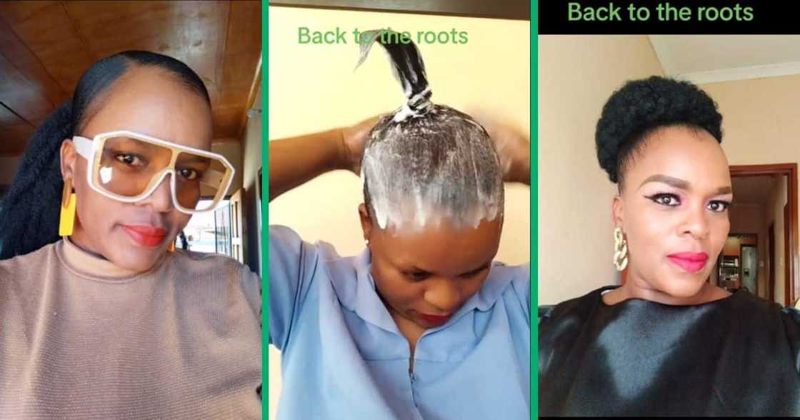 Woman uses Sunlight for hairstyles Woman uses Sunlight for hairstyles