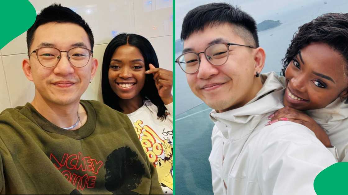 The internet couldn't get enough of a Chinese and Zulu couple. The internet couldn't get enough of a Chinese and Zulu couple.