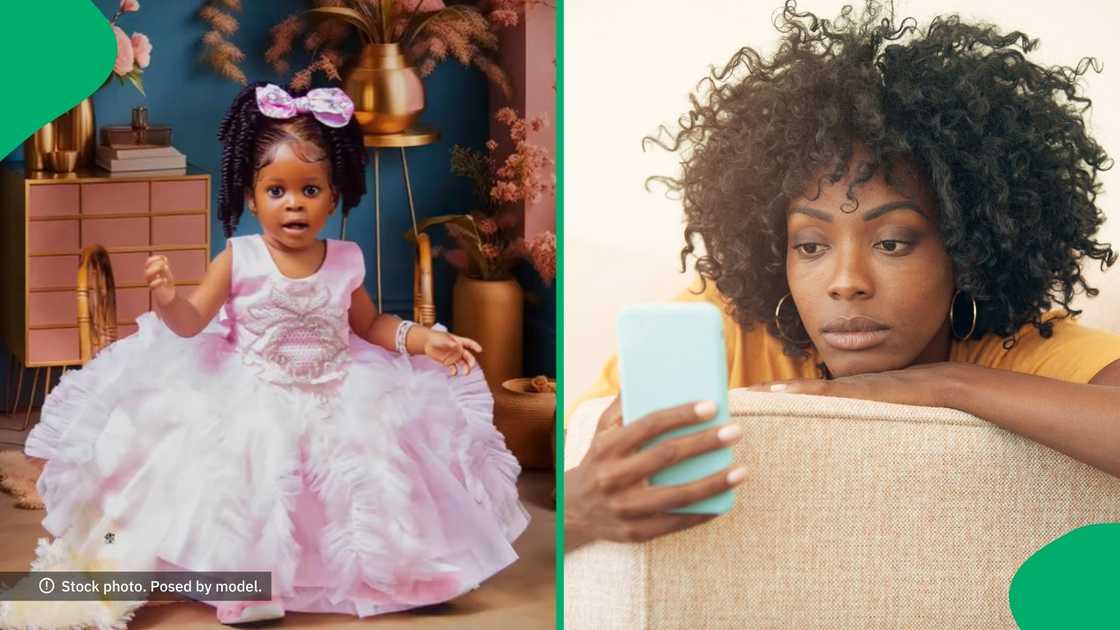 TikTok users were disappointed after seeing a mom install a wig on a one-year-old-baby