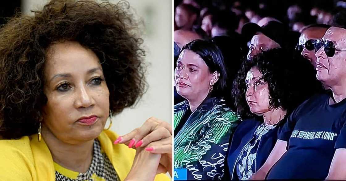 Lindiwe Sisulu attended AKA's memorial service