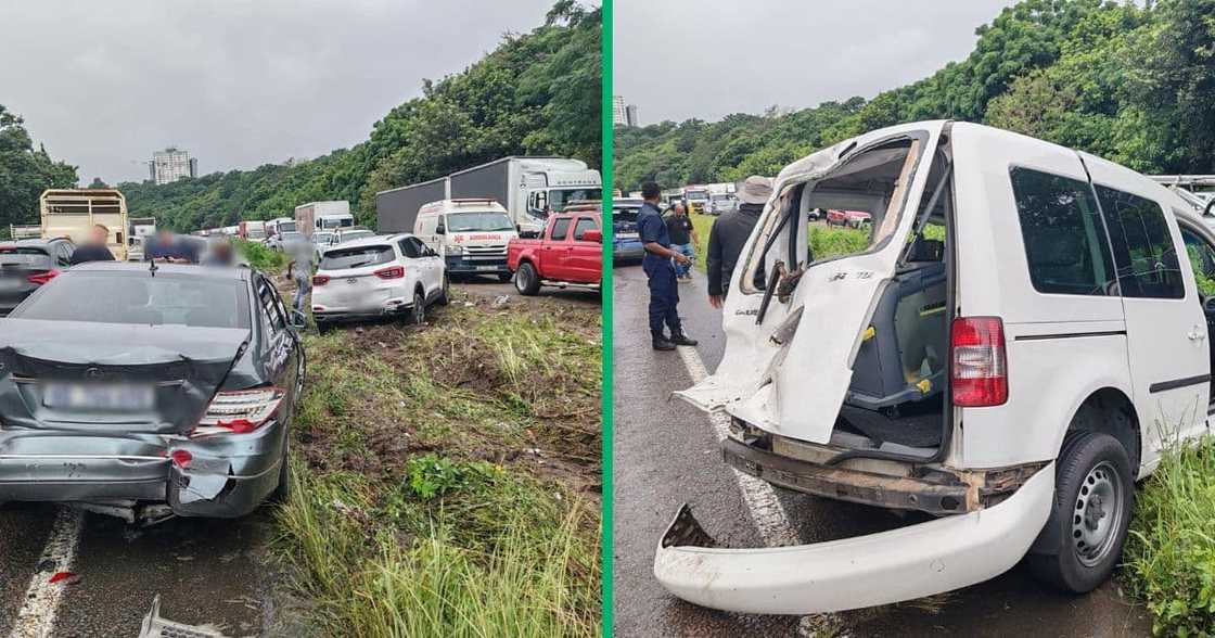 Road accident on Durban M7