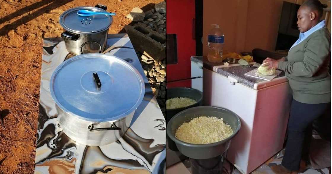 Woman, Soup Kitchen, Feed, Children, SA Woman, Soup Kitchen, Feed, Children, SA