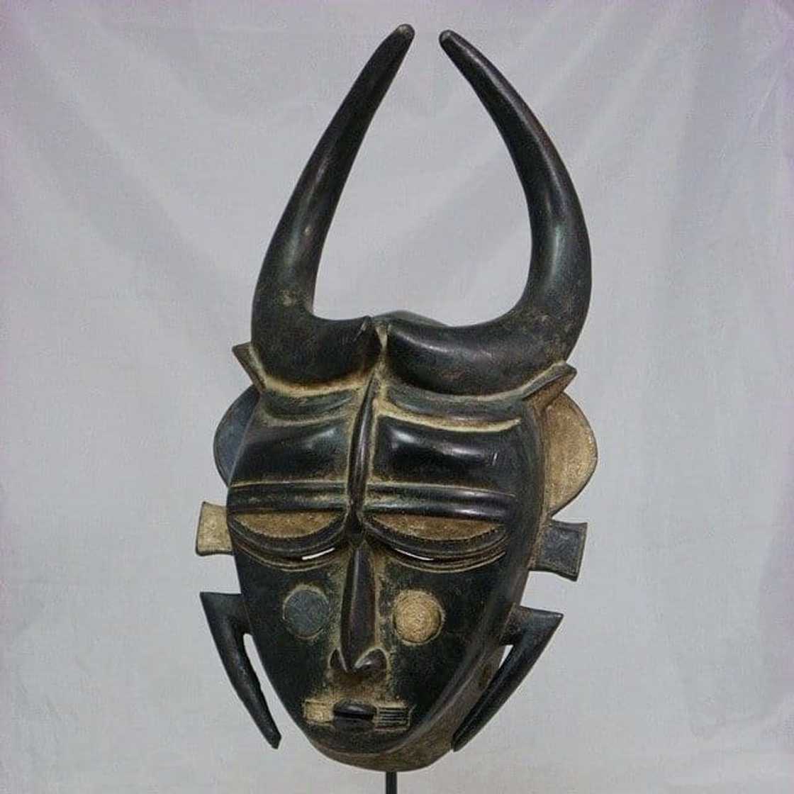 scary African masks