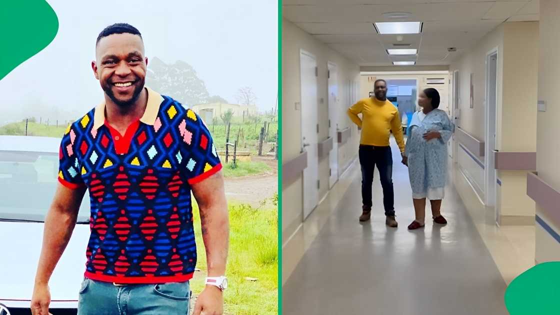 Pictures of a supportive husband and his pregnant wife Pictures of a supportive husband and his pregnant wife