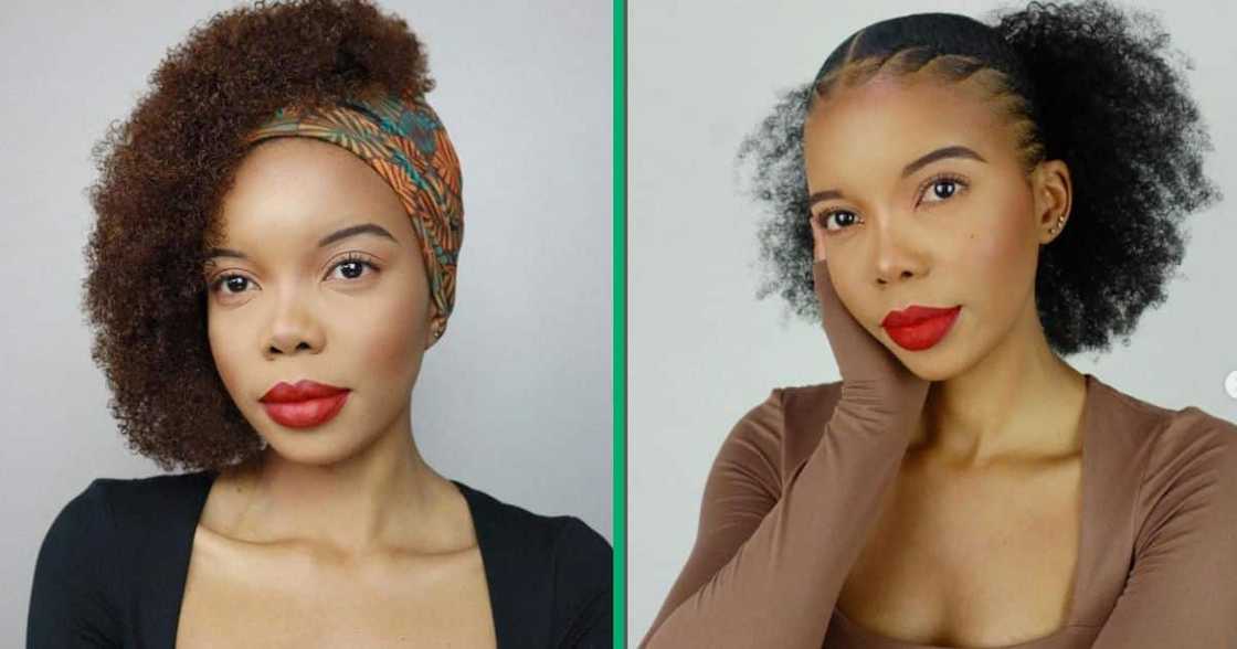 Woman goes viral after styling short hair into curly pony Woman goes viral after styling short hair into curly pony