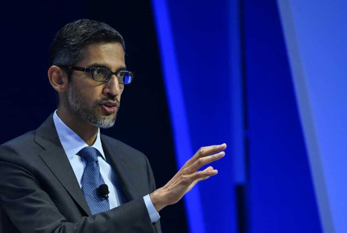 Sundar Pichai, CEO of Google and Alphabet, speaks at the Asia-Pacific Economic Cooperation (APEC) Leaders' Week in San Francisco Sundar Pichai, CEO of Google and Alphabet, speaks at the Asia-Pacific Economic Cooperation (APEC) Leaders' Week in San Francisco