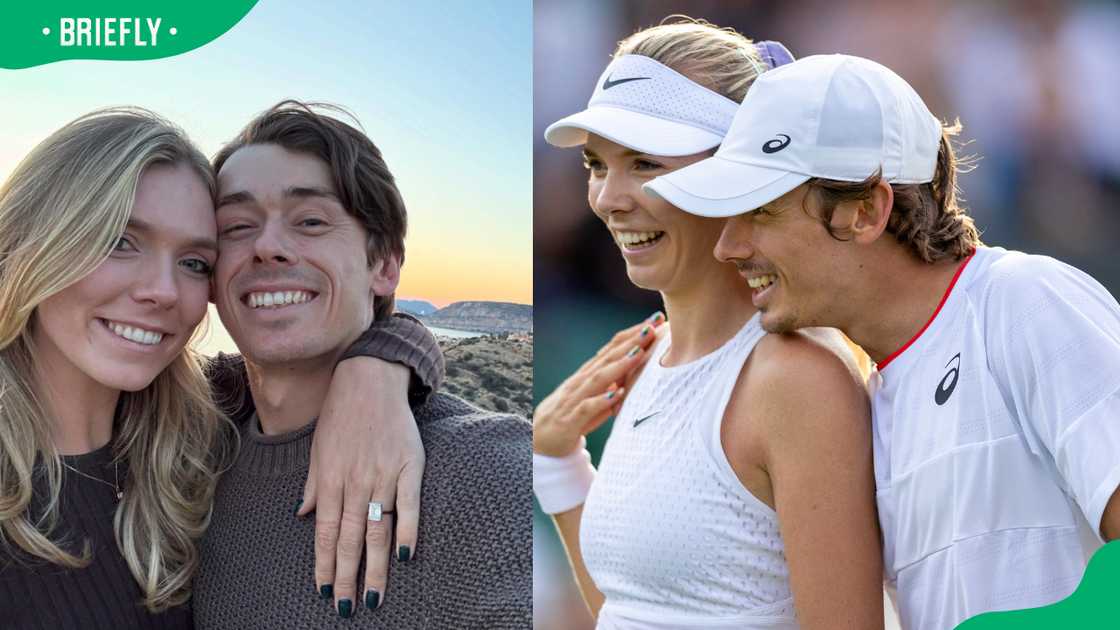 Katie Boulter and Alex de Minaur's engagement Katie Boulter and Alex de Minaur's engagement