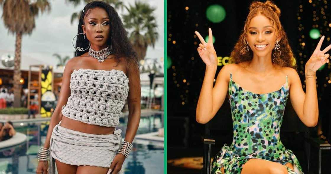 Nomuzi Mabena and Thabsie left fans amazed with their body goals. Nomuzi Mabena and Thabsie left fans amazed with their body goals.