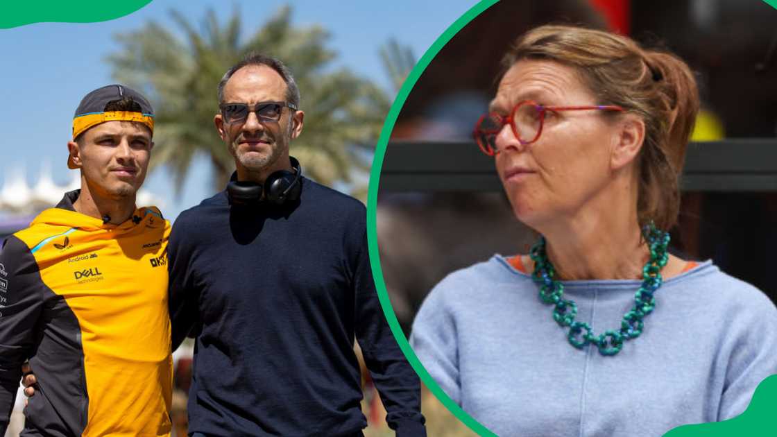 Lando Norris and his father, Adam Norris, in Bahrain, Bahrain (L). Cisca Wauman at Albert Park Circuit in Melbourne, Australia. Lando Norris and his father, Adam Norris, in Bahrain, Bahrain (L). Cisca Wauman at Albert Park Circuit in Melbourne, Australia.