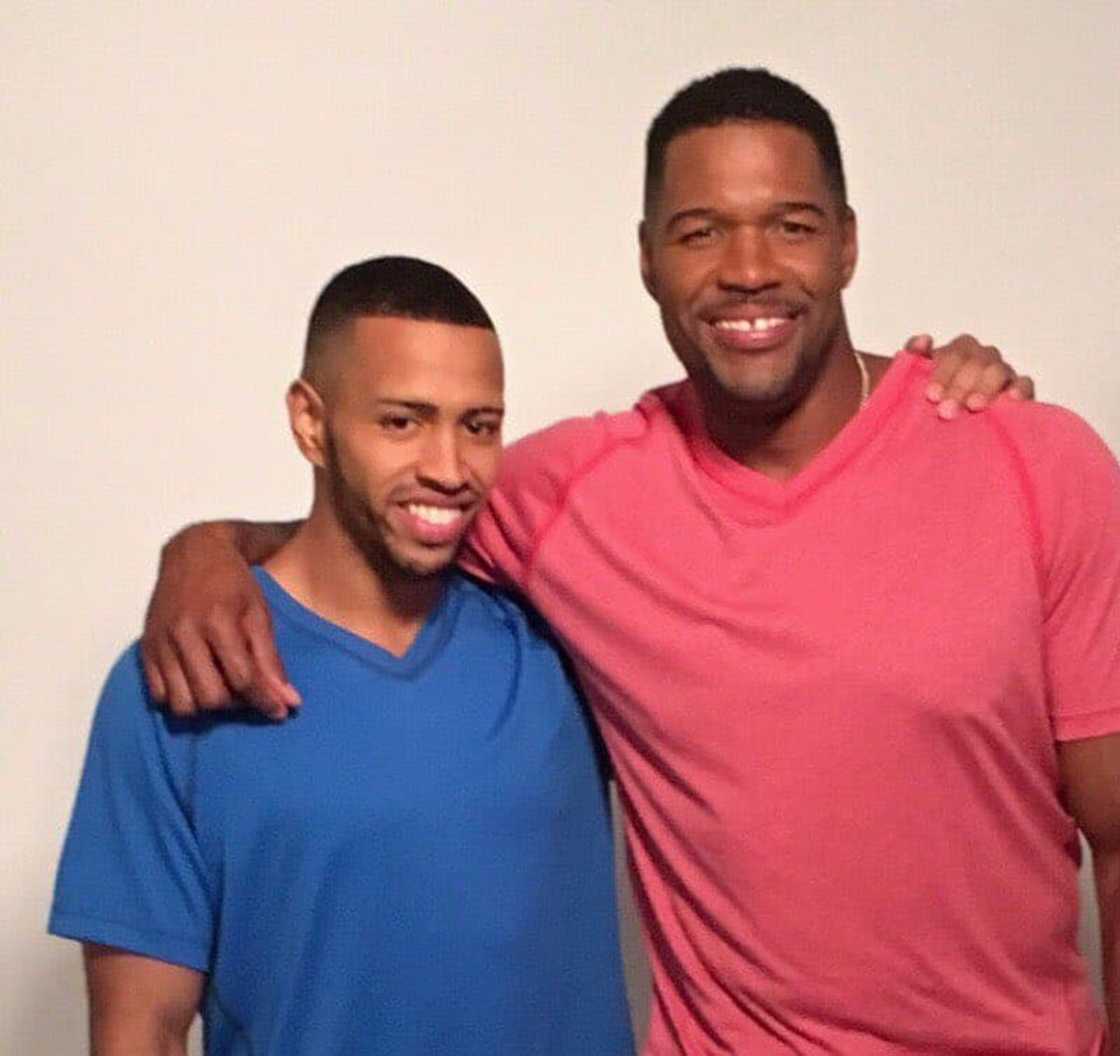 Michael Strahan Jr.'s height Michael Strahan Jr.'s height