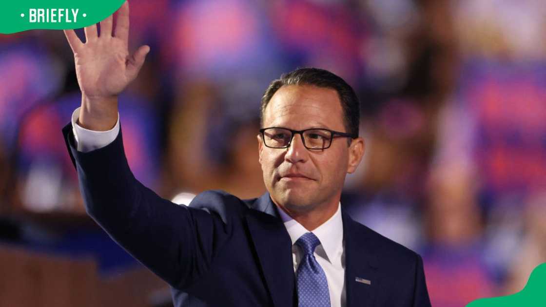 Josh Shapiro at the 2024 Democratic National Convention at the United Center in Chicago, Illinois.