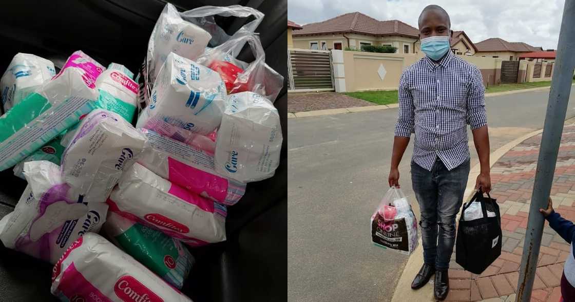Man celebrates his 28th birthday by handing out 28 sanitary pads Man celebrates his 28th birthday by handing out 28 sanitary pads