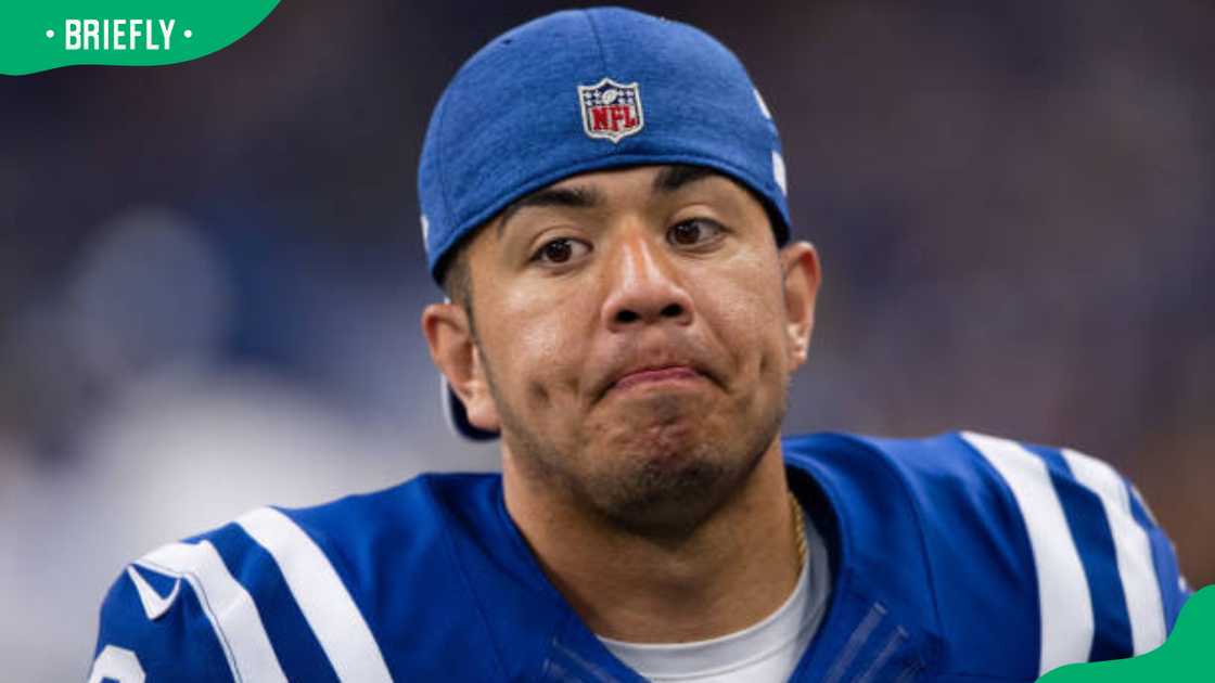 Rigoberto Sanchez during the NFL game between the Indianapolis Colts and Cincinnati Bengals Rigoberto Sanchez during the NFL game between the Indianapolis Colts and Cincinnati Bengals