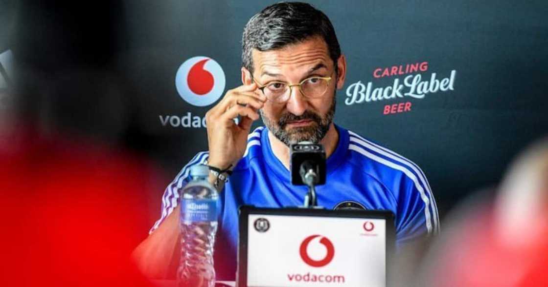 Josef Zinnbauer, Orlando Pirates, coach, resign Josef Zinnbauer, Orlando Pirates, coach, resign