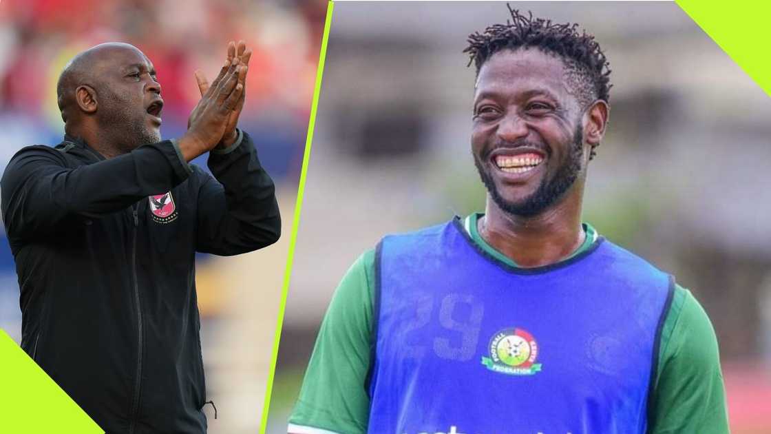 Pitso Mosimane added Kenyan striker Masoud Juma to his Esteghlal FC squad. Pitso Mosimane added Kenyan striker Masoud Juma to his Esteghlal FC squad.