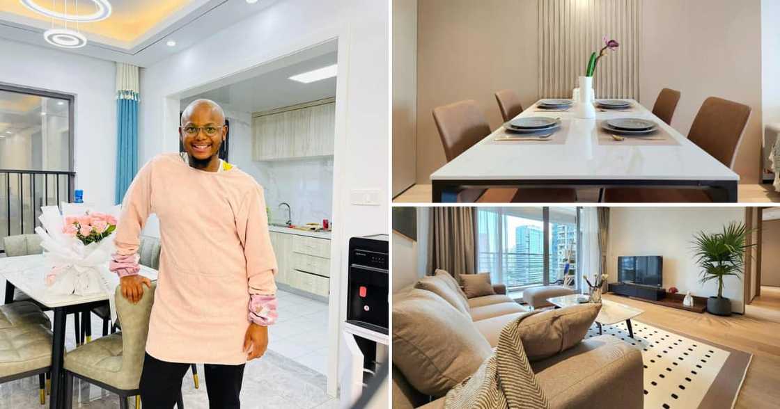 Ndumiso Mpanza and his new home in China Ndumiso Mpanza and his new home in China