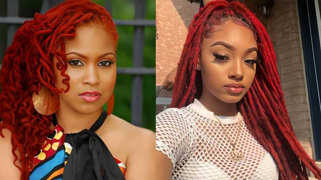 Red dreadlocks Red dreadlocks