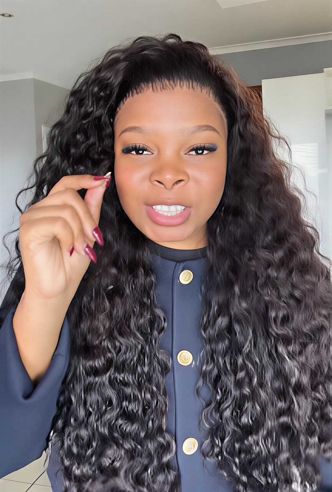 A woman in Durban showed off the home she built during her university years. A woman in Durban showed off the home she built during her university years.