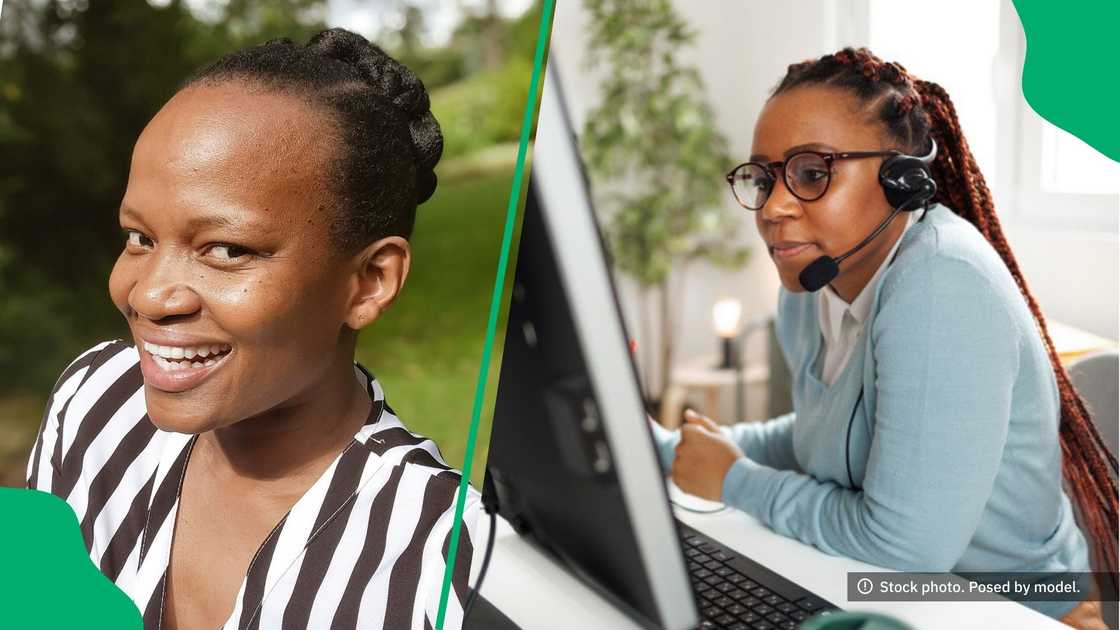 A woman shocked South Africans with a call centre agent's salary. A woman shocked South Africans with a call centre agent's salary.