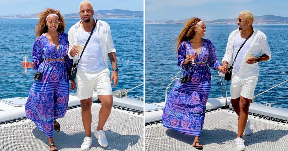 Sphelele wore a lovely outfit next to Itu's white ensemble. Sphelele wore a lovely outfit next to Itu's white ensemble.