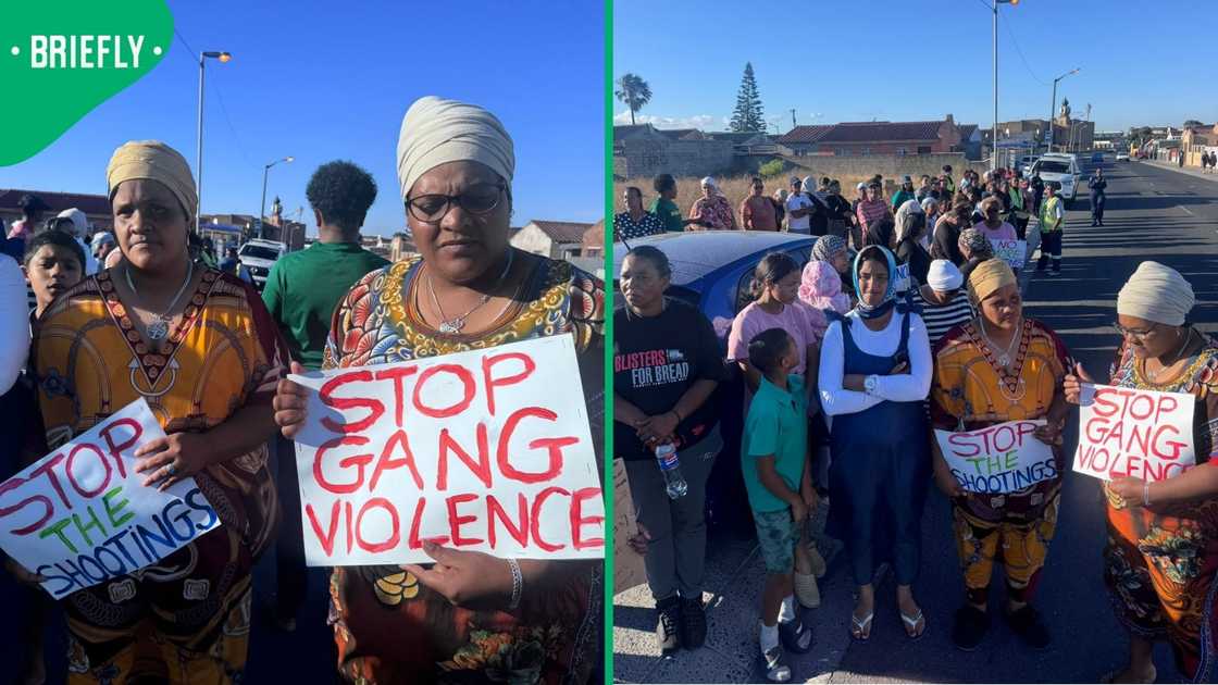 Community members in Mitchell's Plain marched against the ongoing gang violence