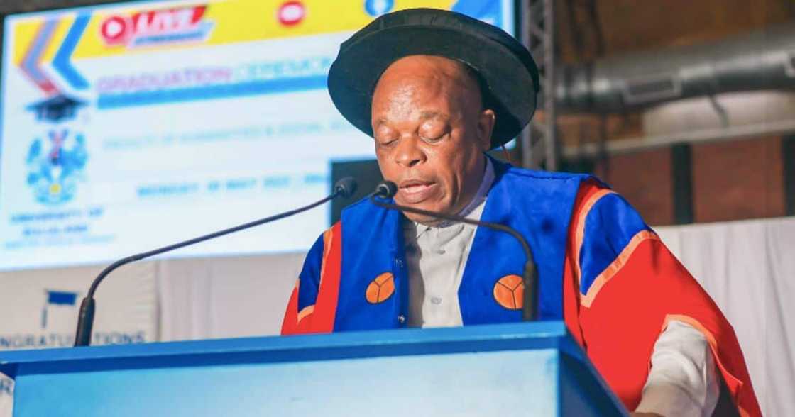 Muvhango creator, Duma Ndlovu, awarded a PhD degree, University of Zululand, graduate, graduation, creative arts, acceptance speech Muvhango creator, Duma Ndlovu, awarded a PhD degree, University of Zululand, graduate, graduation, creative arts, acceptance speech
