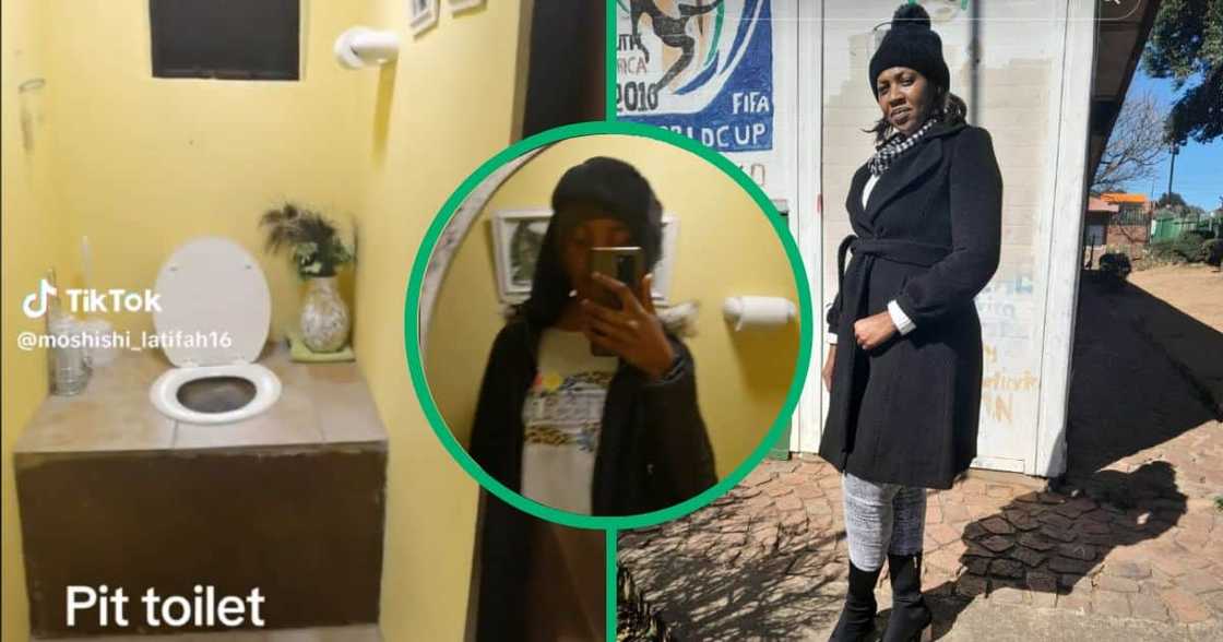 Mzansi reacts to "glamorous" pit toilet Mzansi reacts to "glamorous" pit toilet
