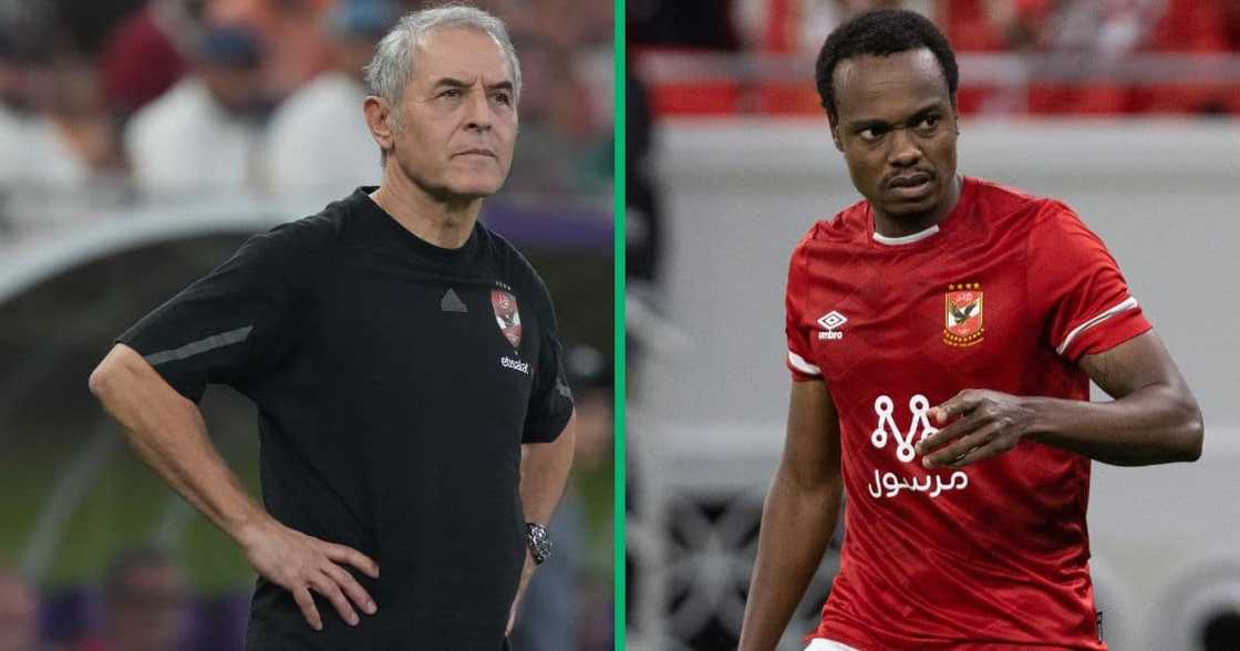 Al Ahly coach Marcel Koller could cash out on Bafana midfielder Percy Tau