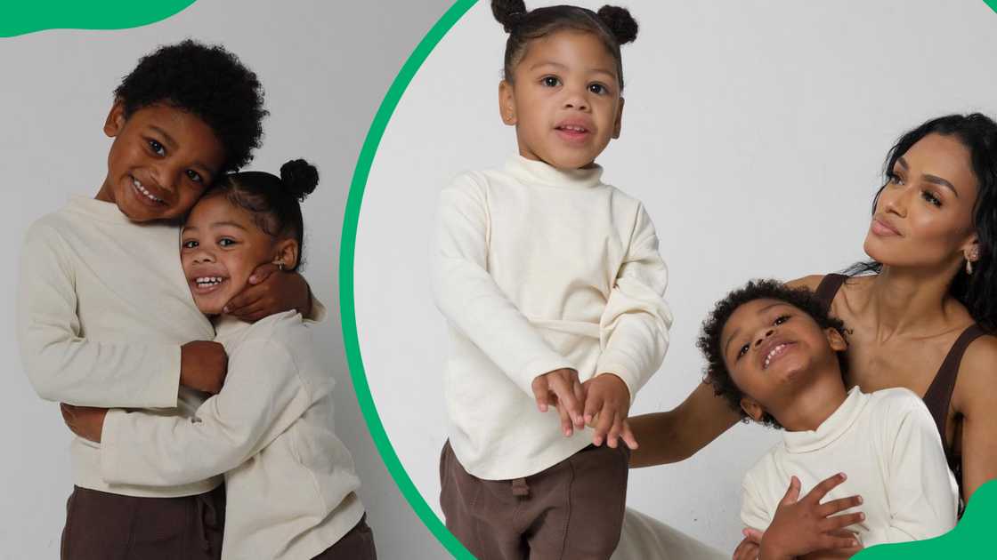 Mychelle Johnson and her children Mychelle Johnson and her children