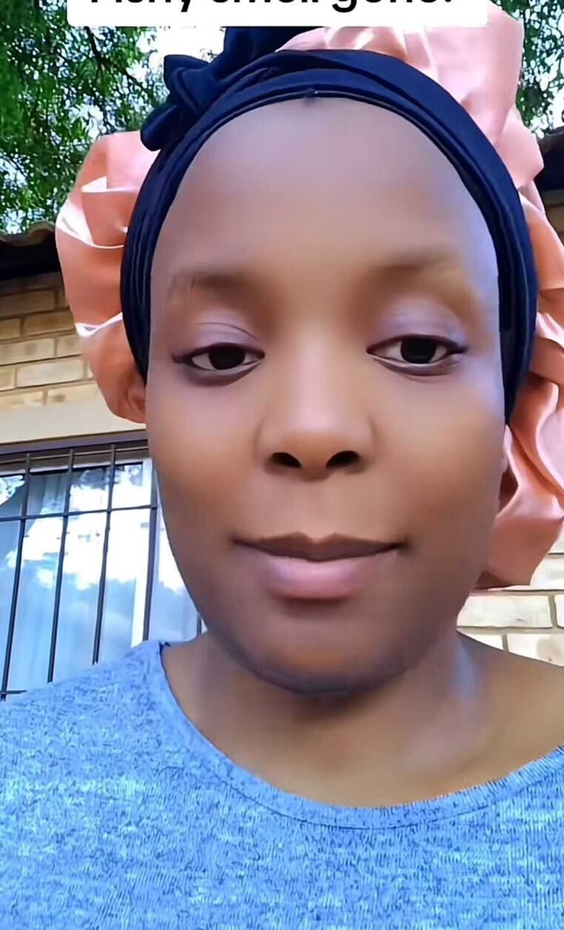 A woman flaunted the American products she picked up at Walmart in South Africa.