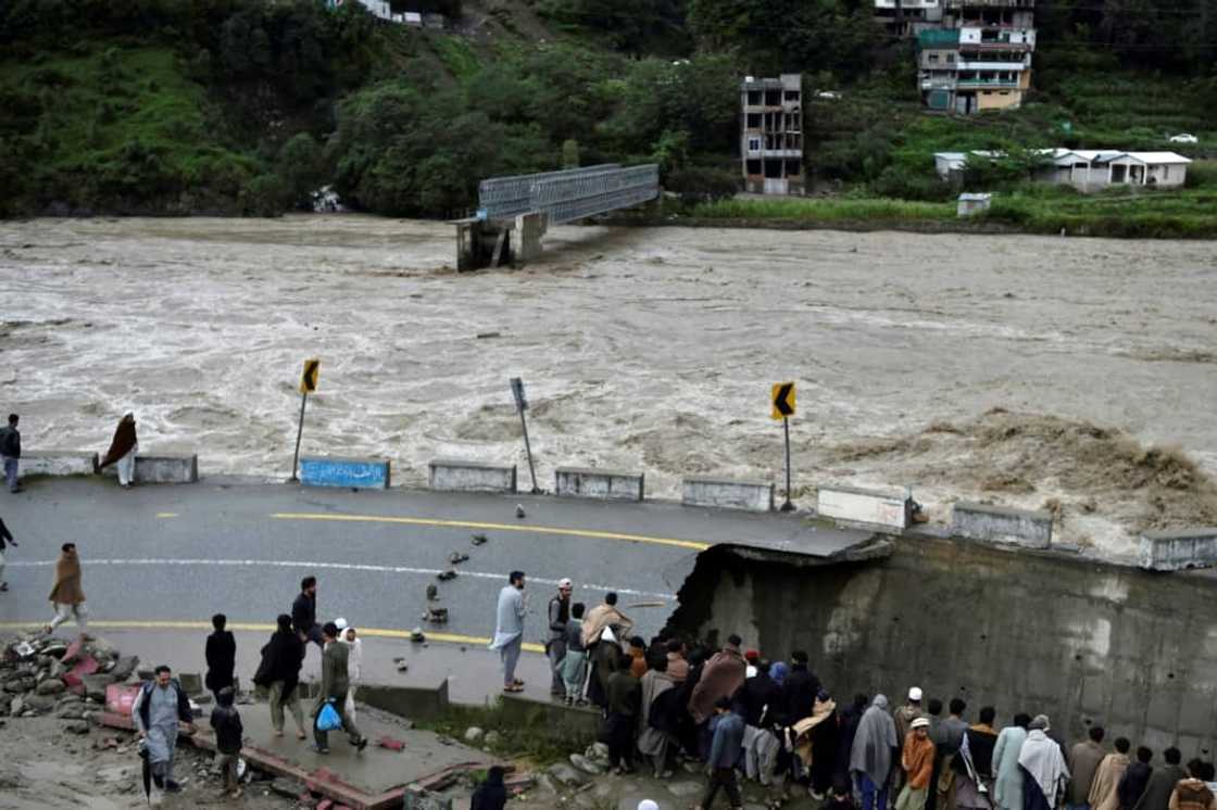 It could be days before roads leading to the mountains and valleys are repaired It could be days before roads leading to the mountains and valleys are repaired