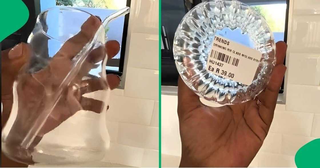Woman finds glass products cheaper than Shein. Woman finds glass products cheaper than Shein.