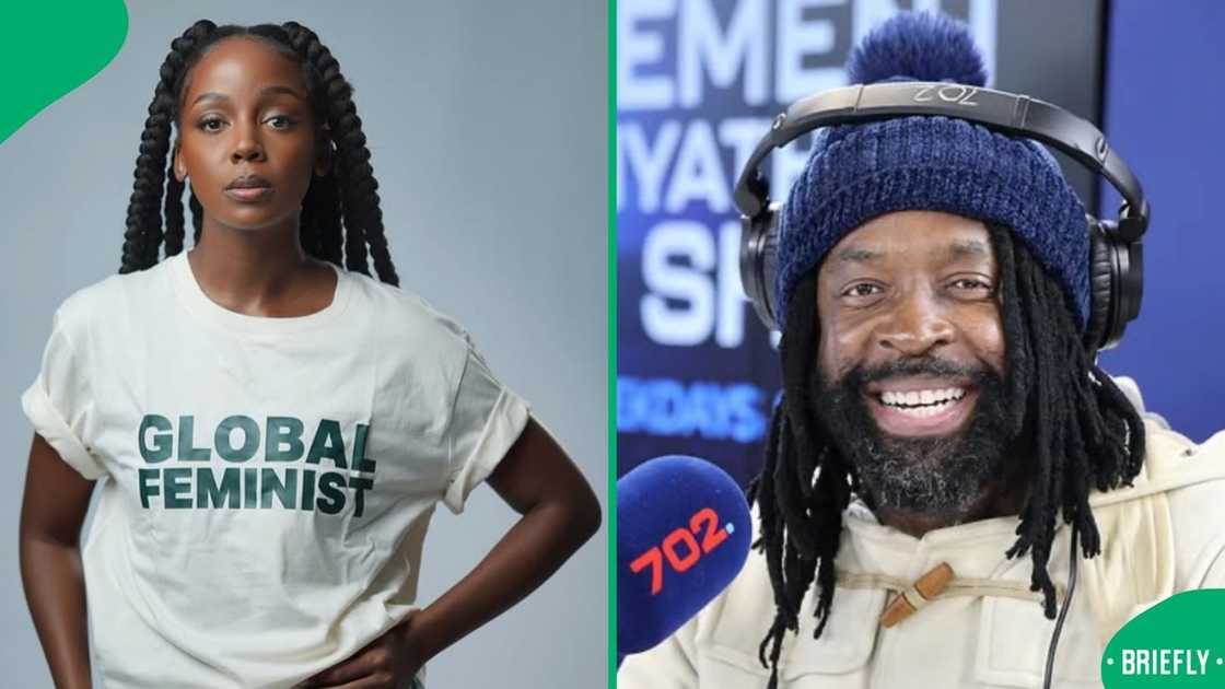 Thuso Mbedu addressed the claims that she was seeing DJ Sbu on the low