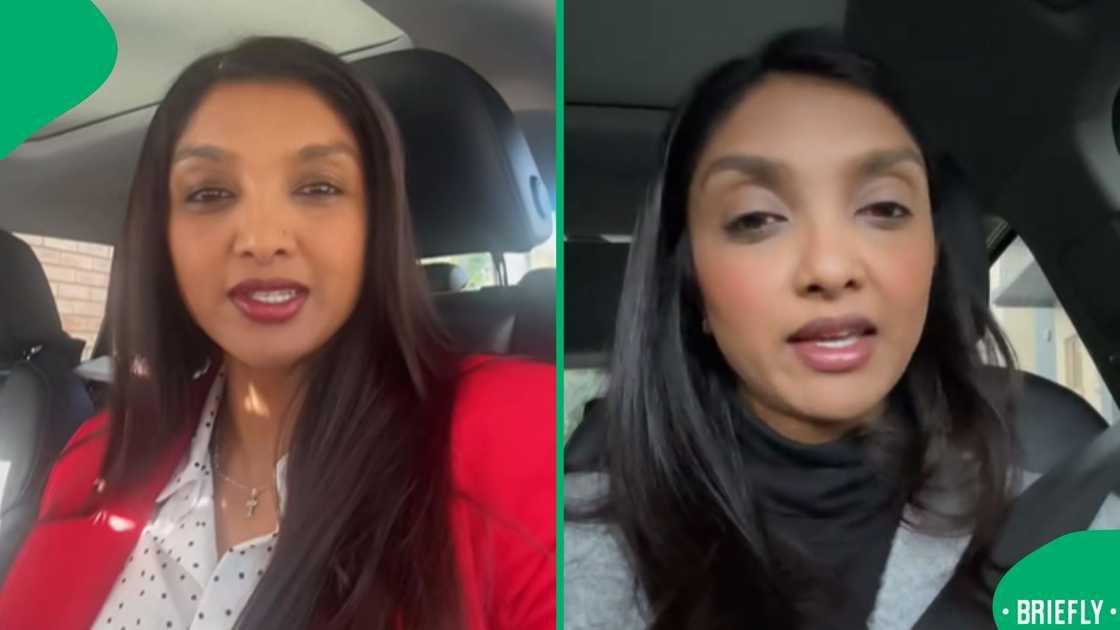 Roja Naidoo on the right explained how their car was stolen