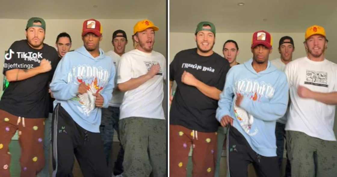 TikTok user @jeffxtingz and friends TikTok user @jeffxtingz and friends