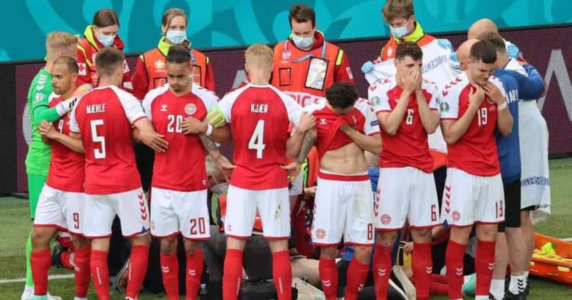 Eriksen collapses in front of thousands of fans, doctors say his condition is stable Eriksen collapses in front of thousands of fans, doctors say his condition is stable