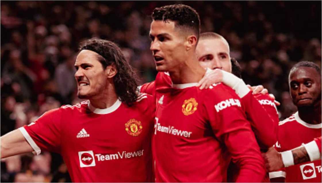 Ronaldo involved in halftime spat with Man United teammates while going 2goals behind Atalanta in UCL Ronaldo involved in halftime spat with Man United teammates while going 2goals behind Atalanta in UCL
