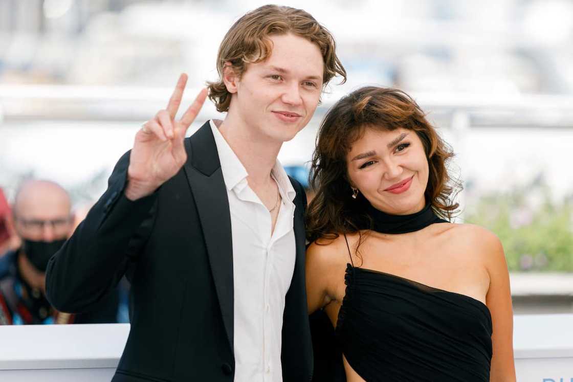 Mercedesand her brother Jack during Val photocall at the 74th annual Cannes Film Festival on 7th July 2021 in Cannes, France. Mercedesand her brother Jack during Val photocall at the 74th annual Cannes Film Festival on 7th July 2021 in Cannes, France.
