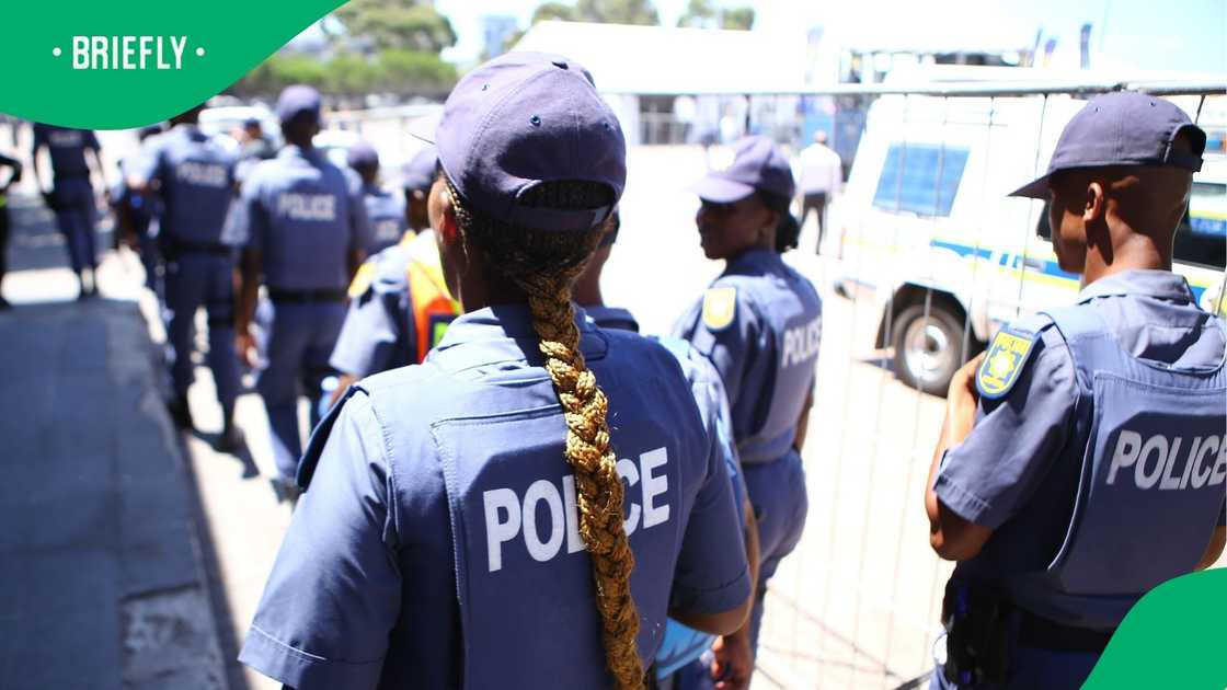 Police descended on the home in Randfontein