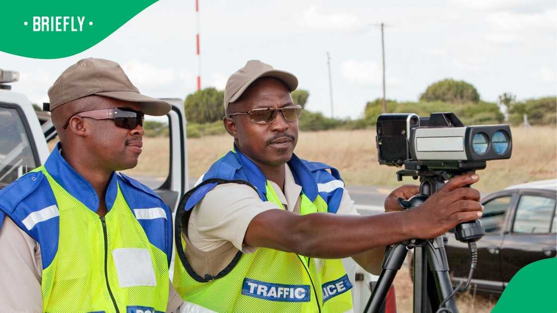 A stock image of traffic officers